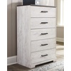 image:imageSignature Design by Ashley Paxberry 5 Drawer Chest of Drawers WhitewashTwotone1