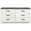 image:imageSignature Design by Ashley Paxberry 5 Drawer Chest of Drawers WhitewashTwotone1