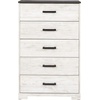 image:imageSignature Design by Ashley Paxberry 5 Drawer Chest of Drawers WhitewashTwotone1