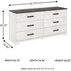 image:imageSignature Design by Ashley Paxberry 5 Drawer Chest of Drawers WhitewashTwotone1