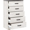 image:imageSignature Design by Ashley Paxberry 5 Drawer Chest of Drawers WhitewashTwotone1