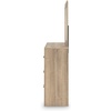 image:imageSignature Design by Ashley Prandefort 6Drawer Dresser and Mirror Tan