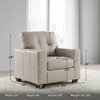 image:imageSignature Design by Ashley Queen Pull Out Couch Leather amp Faux LeatherBone