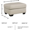 image:imageSignature Design by Ashley Queen Pull Out Couch Leather amp Faux LeatherBone