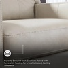image:imageSignature Design by Ashley Queen Pull Out Couch Leather amp Faux LeatherBone