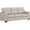 image:imageSignature Design by Ashley Queen Pull Out Couch Leather amp Faux LeatherBone