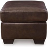 image:imageSignature Design by Ashley Queen Pull Out Couch Leather amp Faux LeatherDark Brown
