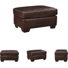 image:imageSignature Design by Ashley Queen Pull Out Couch Leather amp Faux LeatherDark Brown