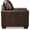 image:imageSignature Design by Ashley Queen Pull Out Couch Leather amp Faux LeatherDark Brown