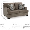 image:imageSignature Design by Ashley Queen Pull Out Sofa Bed NutmegDark Brown