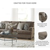 image:imageSignature Design by Ashley Queen Pull Out Sofa Bed NutmegDark Brown