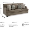 image:imageSignature Design by Ashley Queen Pull Out Sofa Bed NutmegDark Brown