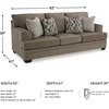 image:imageSignature Design by Ashley Queen Pull Out Sofa Bed NutmegDark Brown