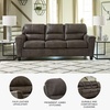 image:imageSignature Design by Ashley Queen Sleeper Sofa Bed Pull Out Couch NaviCharcoal