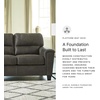 image:imageSignature Design by Ashley Queen Sleeper Sofa Bed Pull Out Couch NaviCharcoal