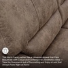 image:imageSignature Design by Ashley Queen Sleeper Sofa Bed Pull Out Couch NaviDark Brown