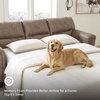 image:imageSignature Design by Ashley Queen Sleeper Sofa Bed Pull Out Couch NaviDark Brown
