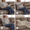 image:imageSignature Design by Ashley Queen Sleeper Sofa Bed Pull Out Couch NaviDark Brown