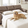 image:imageSignature Design by Ashley Queen Sleeper Sofa Bed Pull Out Couch NaviDark Brown