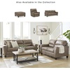 image:imageSignature Design by Ashley Queen Sleeper Sofa Bed Pull Out Couch NaviDark Brown