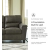image:imageSignature Design by Ashley Queen Sleeper Sofa Bed Pull Out Couch NaviGrey
