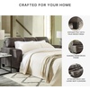 image:imageSignature Design by Ashley Queen Sleeper Sofa Bed Pull Out Couch NaviGrey