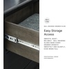image:imageSignature Design by Ashley Rowanbeck Dresser Black Wood 7 Drawer Chest for Bedroom Hardwood Solids and Ash Veneer Contemporary Storage for Master Suites Black 64 W5 Drawer Chest