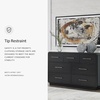 image:imageSignature Design by Ashley Rowanbeck Dresser Black Wood 7 Drawer Chest for Bedroom Hardwood Solids and Ash Veneer Contemporary Storage for Master Suites Black 64 W7 Drawer Dresser