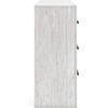 image:imageSignature Design by Ashley Rustic 6 Drawer Dresser with Mirror WhitewashWhite