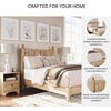 image:imageSignature Design by Ashley Rustic Twin Size Panel Bed Frame Warm BrownFull Panel Bed