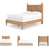image:imageSignature Design by Ashley Rustic Twin Size Panel Bed Frame Warm BrownFull Panel Bed