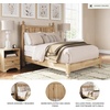 image:imageSignature Design by Ashley Rustic Twin Size Panel Bed Frame Warm BrownFull Panel Bed