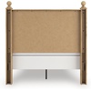 image:imageSignature Design by Ashley Rustic Twin Size Panel Bed Frame Warm BrownFull Panel Bed