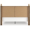 image:imageSignature Design by Ashley Rustic Twin Size Panel Bed Frame Warm BrownKing Panel Bed