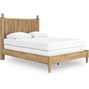 image:imageSignature Design by Ashley Rustic Twin Size Panel Bed Frame Warm BrownQueen Panel Bed