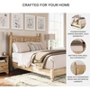 image:imageSignature Design by Ashley Rustic Twin Size Panel Bed Frame Warm BrownQueen Panel Bed