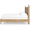 image:imageSignature Design by Ashley Rustic Twin Size Panel Bed Frame Warm BrownQueen Panel Bed