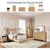 image:imageSignature Design by Ashley Rustic Twin Size Panel Bed Frame Warm BrownTwin Panel Bed