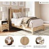 image:imageSignature Design by Ashley Rustic Twin Size Panel Bed Frame Warm BrownTwin Panel Bed