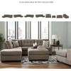 image:imageSignature Design by Ashley Sectional Sleeper Sofa CouchBrown