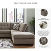 image:imageSignature Design by Ashley Sectional Sleeper Sofa CouchBrown