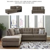 image:imageSignature Design by Ashley Sectional Sleeper Sofa CouchBrown