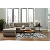 image:imageSignature Design by Ashley Sectional Sleeper Sofa CouchBrown