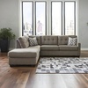 image:imageSignature Design by Ashley Sectional Sleeper Sofa CouchBrown