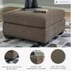 image:imageSignature Design by Ashley Sectional Sleeper Sofa CouchBrown