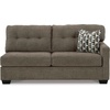 image:imageSignature Design by Ashley Sectional Sleeper Sofa CouchBrown