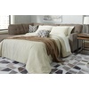 image:imageSignature Design by Ashley Sectional Sleeper Sofa CouchBrown