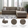 image:imageSignature Design by Ashley Sectional Sleeper Sofa CouchBrown
