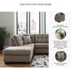 image:imageSignature Design by Ashley Sectional Sleeper Sofa CouchBrown