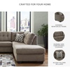 image:imageSignature Design by Ashley Sectional Sleeper Sofa CouchBrown